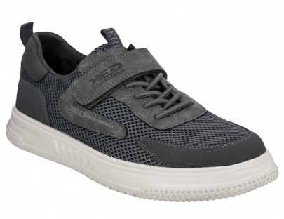 GKT_2271_серый Текстиль/ИскКожа Текстиль(100% ПЭ) 38-43 111111 ДС1_Всесезон Сменка Полуботинки Комфорт KEDBERRY