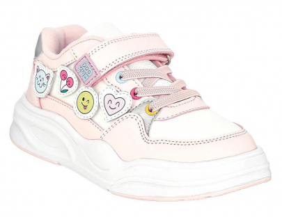 LGT_2510-04_розовый ИскКожа/Текстиль Текстиль(80% хлопок, 20% ПЭ) 25-30 111111 ДС1_Лето Полуботинки Спортивные KEDBERRY