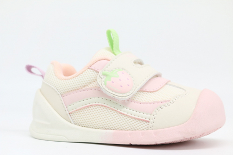 10247-1 бежевый-розовый 19-1,20-1,21-2,22-1 Kapika П/ботинки Актив.отдых Кроссовки Иск.мат, Текстиль, Резина В/О жен