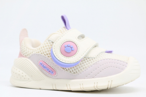 10248н-2 бежевый-сиреневый 19-1,20-1,21-2,22-1 Kapika П/ботинки Актив.отдых Кроссовки Иск.мат, Текстиль, Резина В/О жен