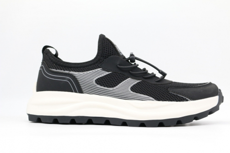 74960-3 Чёр 39-1,40-1,41-1,42-1,43-1 Kapika П/ботинки Актив.отдых Кроссовки Иск.мат, Текстиль, ЭВА В/О Муж