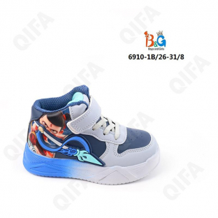 RC51_6910-1B Син 26-1,27-1,28-2,29-2,30-1,31-1 Boys and Girls Ботинки Актив.отдых Кроссовки Иск.мат, Текстиль, ЭВА (EVA-Этиленвинилацетат) В/О Муж