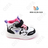 RC51_6910_W-2C Чёр/бел 26-1,27-1,28-2,29-2,30-1,31-1 Boys and Girls Ботинки Актив.отдых Кроссовки Иск.мат, Текстиль, ЭВА (EVA-Этиленвинилацетат) В/О ж