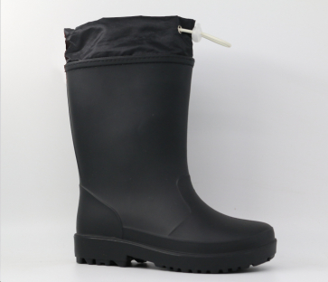 1942-3 Чёр 31-2,32-2,33-2,34-2,35-2 Kapika Сапоги Повсед Веллингтон ПВХ, Текстиль, ПВХ В/О Муж