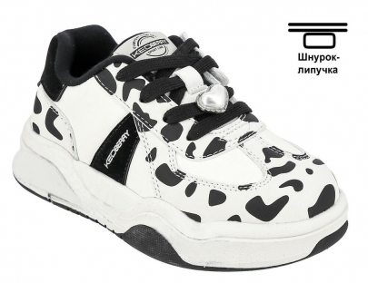 FYF_301-3_white-black 27-1,28-1,29-1,30-1,31-1,32-1 FYF_301-3_бело-черный ИскКожа Текстиль(50% хлопок, 50% ПЭ) 27-32 111111 ДС1_Лето Полуботинки Спорт
