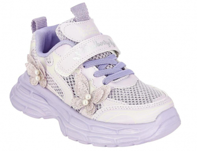 HZR_25-966_lilac 27-1,28-1,29-1,30-1,31-1,32-1 HZR_25-966_сиреневый Текстиль/ИскКожа Текстиль(50% хлопок, 50% ПЭ) 27-32 111111 ДС1_Лето Кроссовки KEDB