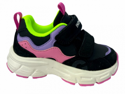 92-2070G Черный / мультиколор 27-2,28-2,29-2,30-2,31-2,32-2 27-32 Кроссовки Кожа искусственная/отделка кожа натуральная/отделка текстиль Хлопок 80%, п