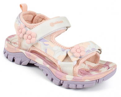 AL 17432 Розовый 30-1,31-1,32-1,33-1,34-1,35-1 Текстиль Хлопок Сандалеты 2026 г.Лето розовый Девочки