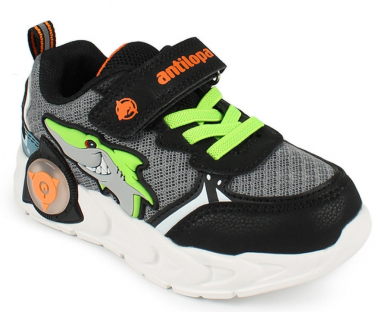 AL 17462 Серый 25-1,26-1,27-1,28-1,29-1,30-1 Текстиль Хлопок Полуботинки типа кроссовые 2026 г.Весна Кроссовки серый Мальчики