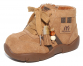 F22858 Землистый 23-2,24-2,25-2,26-2 Капитошка Ботинки Повсед Оксфорд Нат.кожа, Байка/Флис, Резина В/О жен