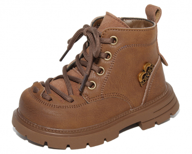 F22862 Кор 22-2,23-2,24-2,25-2 Капитошка Ботинки Повсед Дерби Иск.мат, Байка/Флис, Резина В/О жен