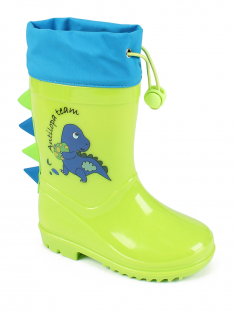 AL 17746 Зел 22-1,23-1,24-1,25-1,26-1,27-1 Antilopa Сапоги Повсед Веллингтон ПВХ, Текстиль В/О Муж