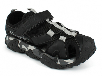 AL 17773 Чёр 32-1,33-1,34-1,35-1,36-1,37-1 Antilopa Туфли Актив.отдых Сандалеты Текстиль, Текстиль Лето Муж