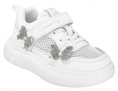 DQR_1126-01_white 26-1,27-1,28-2,29-2,30-1,31-1 Kenka П/ботинки Актив.отдых Кроссовки Иск.мат, Текстиль, ЭВА В/О жен