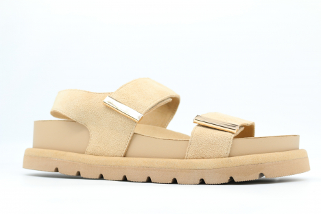 34583-3 Беж 36-1,37-1,38-1,39-1,40-1 Kapika Туфли Повсед Сандалии Нат.кожа, Кожподклад, ПУ (полиуретан) Лето жен