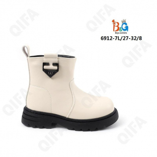 RC51_6912-7L Беж 27-1,28-1,29-2,30-2,31-1,32-1 Boys and Girls Ботинки Повсед Веллингтон Иск.мат, Байка/Флис, ТПР (TPR-Термопластичная резина) В/О жен