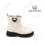 RC51_6912-7L Беж 27-1,28-1,29-2,30-2,31-1,32-1 Boys and Girls Ботинки Повсед Веллингтон Иск.мат, Байка/Флис, ТПР (TPR-Термопластичная резина) В/О жен