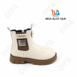 RC51_6913-2L Беж 27-1,28-1,29-2,30-2,31-1,32-1 Boys and Girls Ботинки Повсед Челси Иск.мат, Байка/Флис, ТПР (TPR-Термопластичная резина) В/О жен
