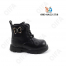 RC51_6903-6A Чёр 22-1,23-1,24-2,25-2,26-1,27-1 Boys and Girls Ботинки Повсед Дерби Иск.мат, Байка/Флис, ТПР (TPR-Термопластичная резина) В/О жен