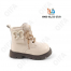 RC51_6903-6L Беж 22-1,23-1,24-2,25-2,26-1,27-1 Boys and Girls Ботинки Повсед Дерби Иск.мат, Байка/Флис, ТПР (TPR-Термопластичная резина) В/О жен