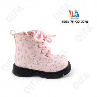 RC51_6903-7H Роз 22-1,23-1,24-2,25-2,26-1,27-1 Boys and Girls Ботинки Повсед Дерби Иск.мат, Байка/Флис, ТПР (TPR-Термопластичная резина) В/О жен