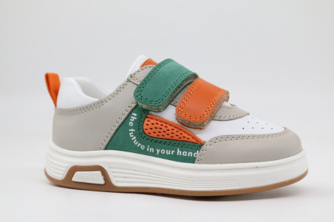 21490т-2 бежевый-зелёный 21-1,22-1,23-1,24-1,25-1 Kapika П/ботинки Актив.отдых Кроссовки Нат.кожа, Кожподклад, ТЭП (термоэластопласт) В/О Муж