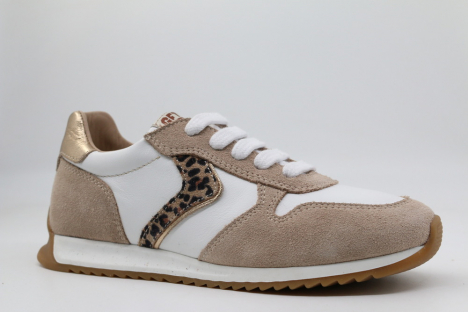 231210т-1 Белый-бежевый 32-1,33-1,34-1,35-1,36-1 Kapika П/ботинки Актив.отдых Кроссовки Нат.кожа, Кожподклад, ТЭП (термоэластопласт) В/О жен