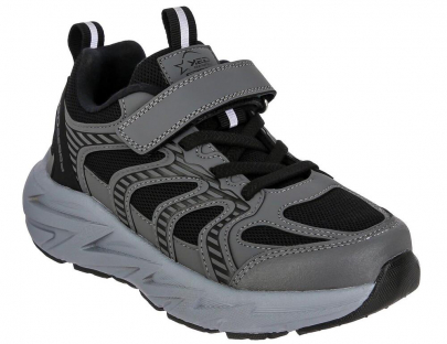 MPP_666-1_grey 32-1,33-1,34-1,35-1,36-1,37-1 Kedberry П/ботинки Актив.отдых Кроссовки Иск.мат, Текстиль, ЭВА/ТЭП В/О Муж