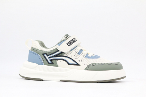 731244-2 белый-хаки 31-1,32-1,33-1,34-1,35-1 Kapika П/ботинки Актив.отдых Кроссовки Иск.мат, Текстиль, ЭВА/ТЭП В/О Муж