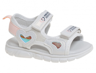 R502110137W Бел 22-2,23-2,24-2,25-2,26-2 Сказка Туфли Актив.отдых Сандалии Текстиль, Иск.кожа Лето жен