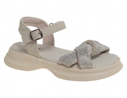 R580311623B Беж 32-1,33-2,34-2,35-2,36-2,37-1 Сказка Туфли Повсед Сандалии Иск.мат, Иск.кожа Лето жен