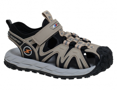 R012911720K хаки Сказка Туфли Актив.отдых Сандалеты Текстиль, Текстиль Лето Муж