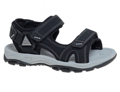 R027811638BK Чёр 33-2,34-2,35-2,36-2,37-2 Сказка Туфли Актив.отдых Сандалии Иск.мат, Текстиль Лето Муж