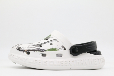 82258-1 бежевый-черный 28-1,29-1,30-1,31-1,32-1,33-1,34-1,35-1 Kapika Туфли Пляж Кроксы ЭВА, Без подклада, ЭВА Лето Муж