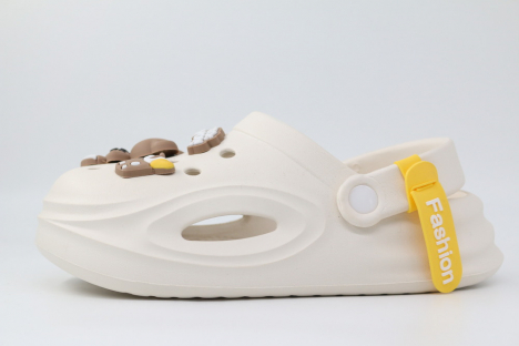 82259-2 Светло-бежевый 27-2,29-2,30-2,32-2,33-2,35-2 Kapika Туфли Пляж Кроксы ЭВА, Без подклада, ЭВА Лето жен