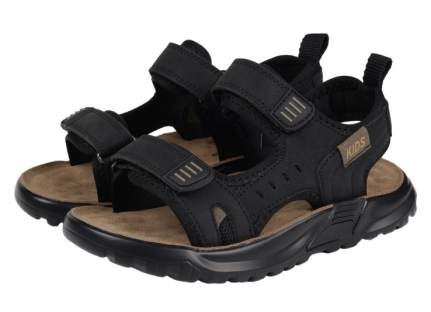 AL 17354 Чёр 32-1,33-1,34-1,35-1,36-1,37-1 Antilopa Туфли Актив.отдых Сандалии Иск.мат, Текстиль Лето Муж