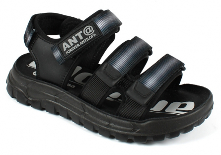 AL 17488 Чёр 34-1,35-1,36-1,37-1,38-1,39-1 Antilopa Туфли Актив.отдых Сандалии Иск.мат, Текстиль Лето Муж