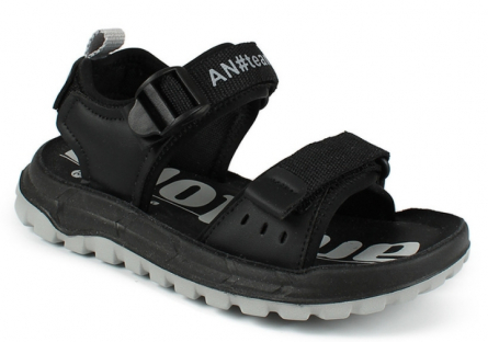 AL 17491 Чёр 36-1,37-1,38-1,39-1,40-1,41-1 Antilopa Туфли Актив.отдых Сандалии Иск.мат, Текстиль Лето Муж