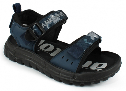 AL 17493 Син 36-1,37-1,38-1,39-1,40-1,41-1 Antilopa Туфли Актив.отдых Сандалии Иск.мат, Текстиль Лето Муж