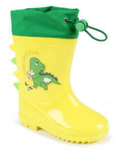 AL 17749 Жёл 22-1,23-1,24-1,25-1,26-1,27-1 Antilopa Сапоги Повсед Веллингтон ПВХ, Текстиль В/О Муж