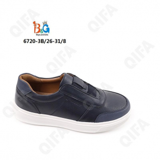 RC51_6720-3B Син 26-1,27-1,28-2,29-2,30-1,31-1 Boys and Girls П/ботинки Школа Слипоны Иск.мат, Иск.кожа, ЭВА (EVA-Этиленвинилацетат) В/О Муж