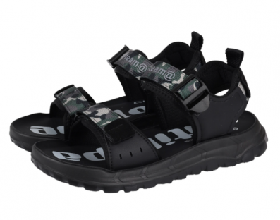 AL 17492 Чёр 36-1,37-1,38-1,39-1,40-1,41-1 Antilopa Туфли Актив.отдых Сандалии Иск.мат, Текстиль Лето Муж