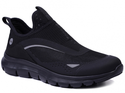 C3934-3 Чёр 41-1,42-2,43-2,44-2,45-1 Strobbs П/ботинки Актив.отдых Слипоны Текстиль, Текстиль, ЭВА,Резина Лето Муж