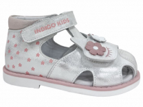 11-029A Бел 21-2,22-2,23-2,24-2,25-2 Indigo kids П/ботинки Орто/проф Сандалеты Нат.кожа, Кожподклад, ТЭП Лето жен