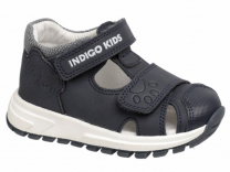 15-250C Т.син 27-2,28-2,29-2,30-2,31-2,32-2 Indigo kids П/ботинки Повсед Сандалеты Нат.кожа, Кожподклад, ТЭП Лето Муж