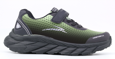 721275c-2 черный-зеленый 28-1,29-1,30-1,31-1,32-1 Kapika П/ботинки Актив.отдых Кроссовки Softshell, Текстиль, ЭВА/ТЭП В/О Муж