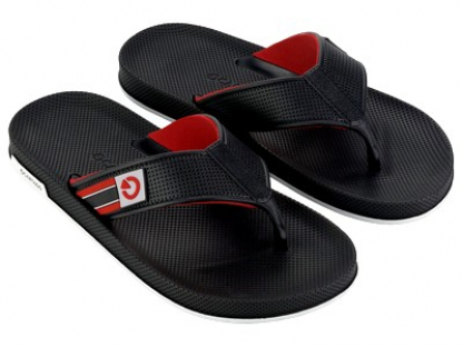 12302-AU607 Чёр 39/40-1,41-1,42-2,43-3,44-3,45/46-2 Cartago Туфли Пляж Вьетнамки ПВХ, Без подклада, ПВХ Лето Муж