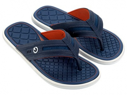 12305-AW280 Син 39/40-1,41-2,42-3,43-3,44-2,45/46-1 Cartago Туфли Пляж Вьетнамки ПВХ, Без подклада, ПВХ Лето Муж