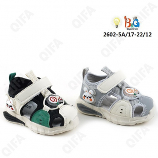 RC51_W2602-5A Микс 17-2,18-2,19-2,20-2,21-2,22-2 Boys and Girls П/ботинки Повсед Сандалеты Иск.мат, Текстиль, ЭВА (EVA-Этиленвинилацетат) Лето Муж