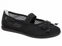 30-520D Чёр 31-2,32-2,33-2,34-2,35-2 Indigo kids Туфли Повсед Mary Jane Текстиль, Текстиль, ТЭП Лето жен
